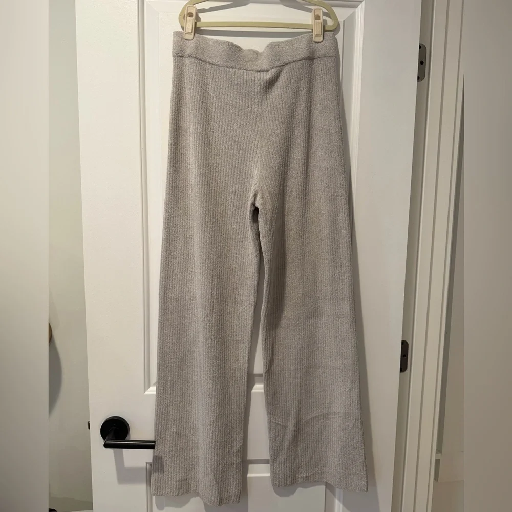Barefoot Dreams Ribbed Wide-Leg Pants - size Medium - Picture 3 of 7